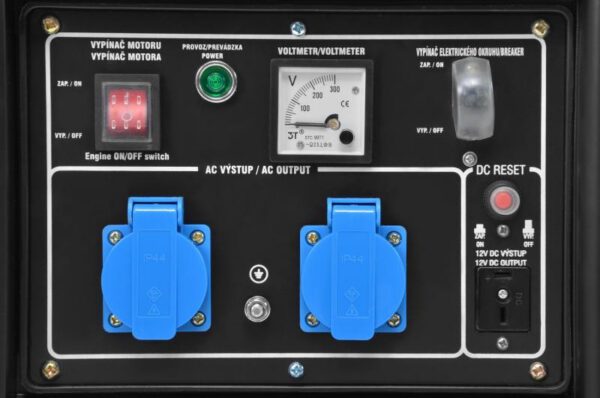 Elektrigeneraator Hecht GG 3300W (ratastel ja käepidemega)