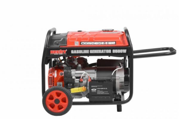 Elektrigeneraator Hecht GG 10000 (ratastel, käepidemega ja elektristarteriga)