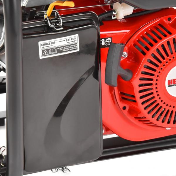 Elektrigeneraator Hecht GG 6500 (ratastel, käepidemega ja elektristarteriga)