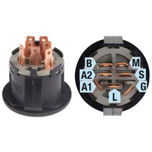 33-376-1 Süütelukk - 7 klemmi / 4 positsiooni | Husqvarna MTD AYP