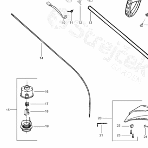 530095176 Veotross | Jonsered GT 2125 (530095176)