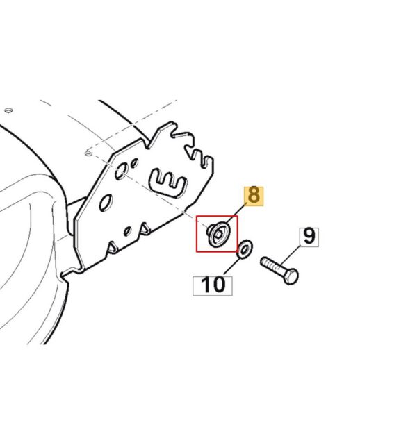 322041958 Muruniiduki käepideme kinnituspuksid | Stiga