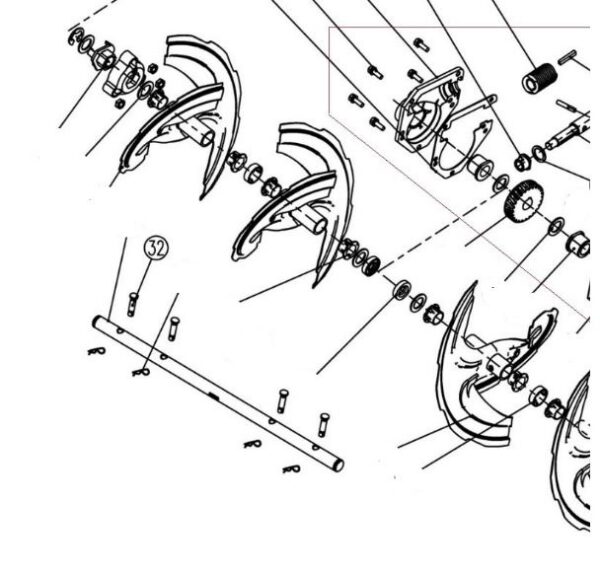 Hechti lumepuhuri turvapolt (rootorile) - KC21-01-03