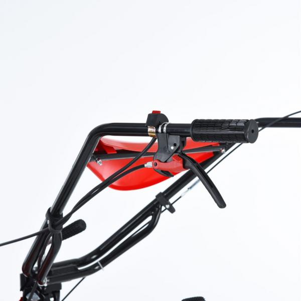 14475 TOP! Mullafrees / motoplokk Hecht 7100 koos järelkäru ja kummiratastega (KOMPLEKT)